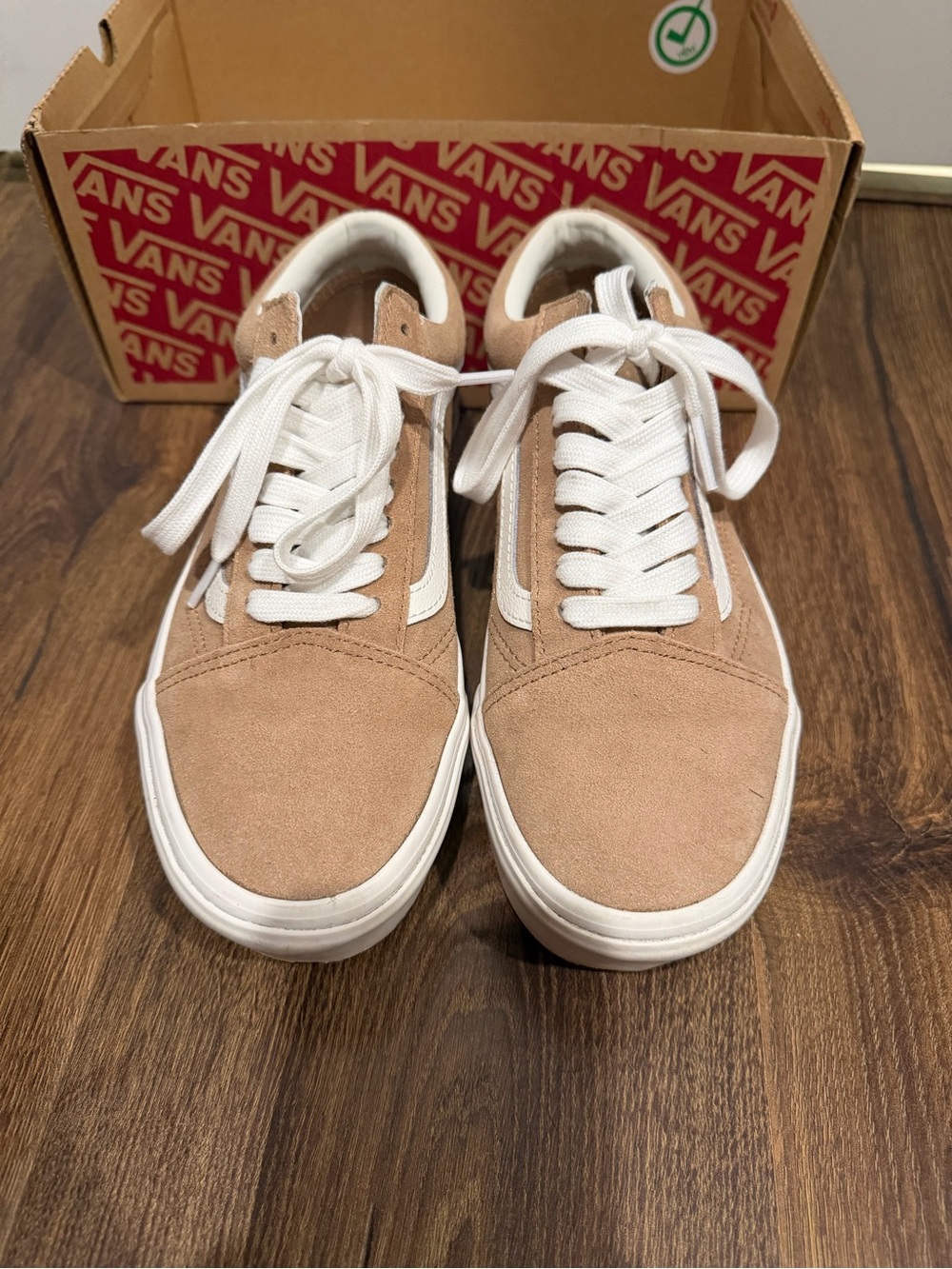 Vans Old Skool Suede Sneakers - Tan/White
